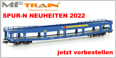 MFTrain MFTrain - N / 1:160 - Güterwagen - Neuheiten - 2022 - bitte jetzt vorbestellen