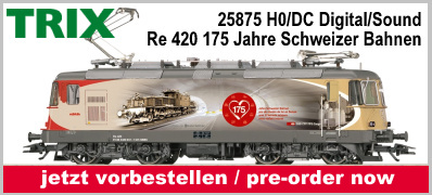 TRIX 25875 H0 DC Sound Elektrolokomotive Re 420, 175Jahre Schweizer Bahnen SBB