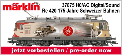 Märklin 37875 H0 AC Digital mit Sound Elektrolokomotive Re 420, 175Jahre Schweizer Bahnen SBB