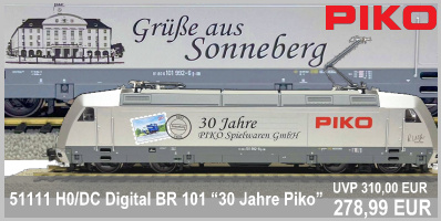 Piko 51111 H0 DC Sound E-Lok BR 101 PIKO Jubiläumslok