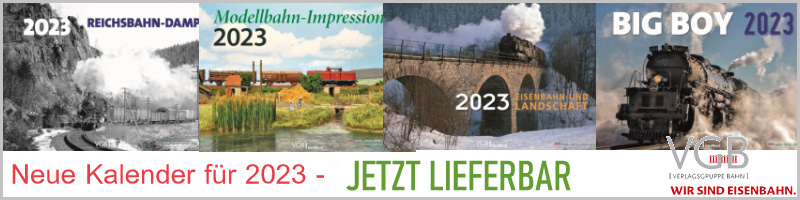 VGB Verlagsgruppe Bahn VGB Verlagsgruppe Bahn - Kalender - Neuheiten - 2023