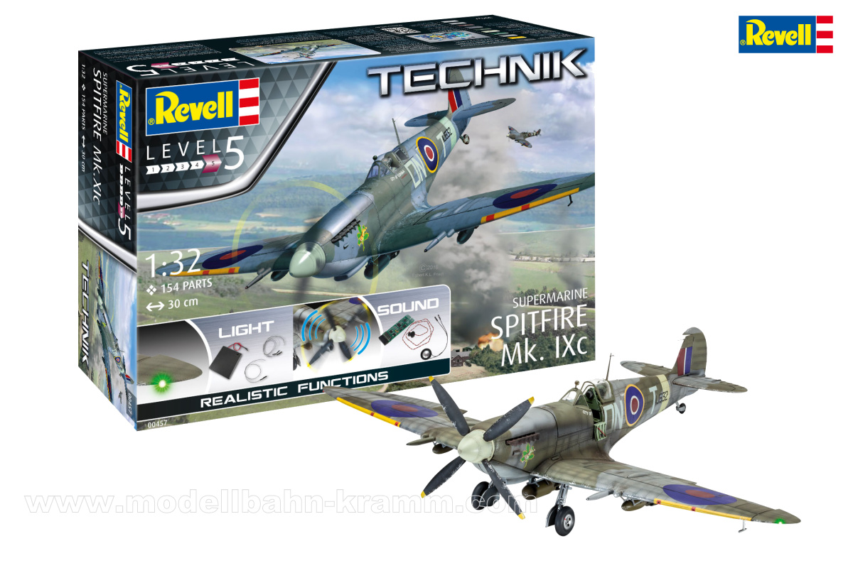 Revell 00457 1:32 Spitfire Mk.IXc Technik