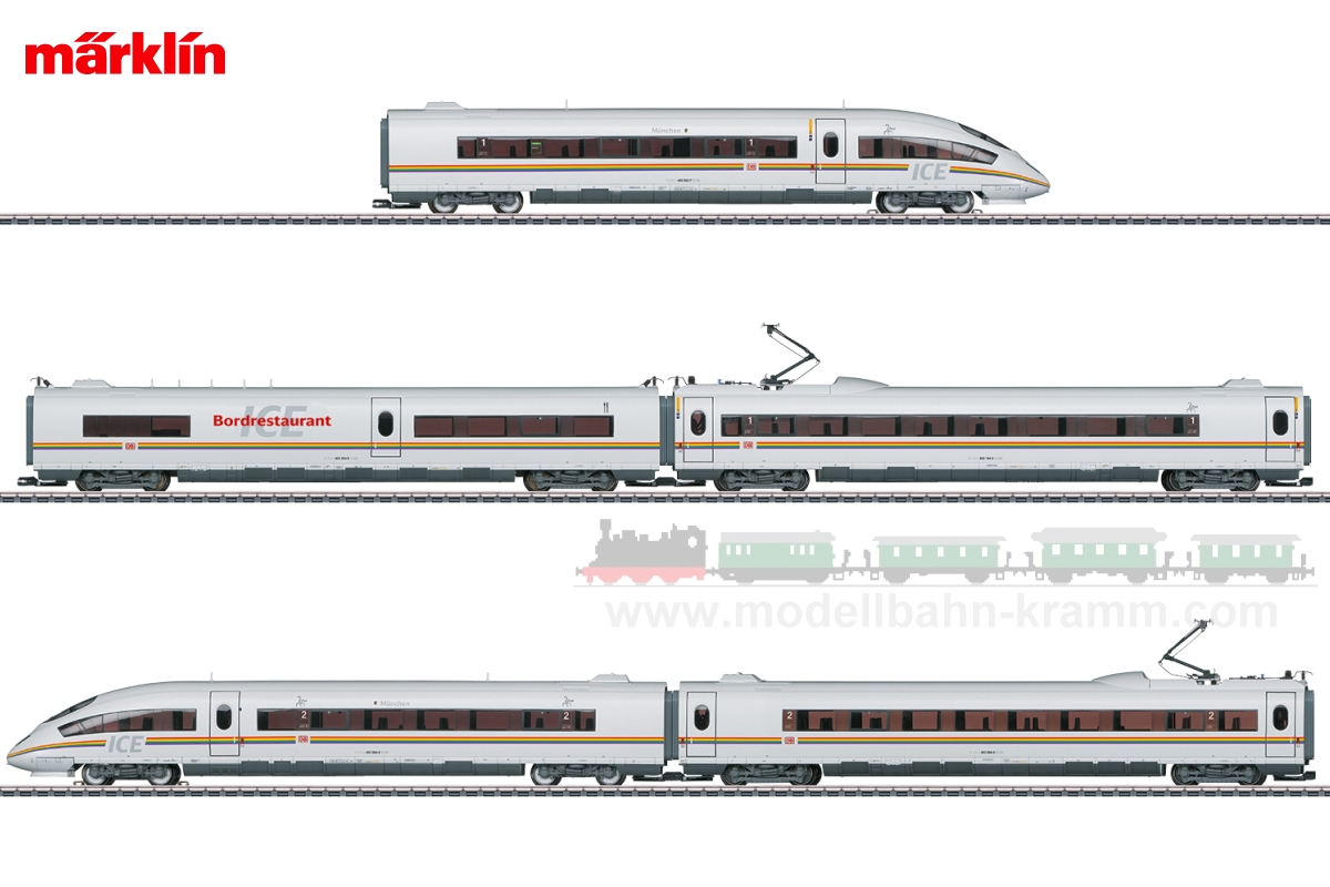 Märklin 37784  – H0/AC Sound, E-Triebwagenzug ICE 3 Railbow ICE, 5-teilig DBAG
