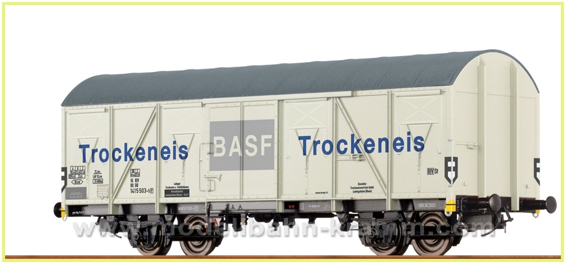Brawa 67811 - N Gedeckter Güterwagen BASF Trockeneis DB, Epoche IV