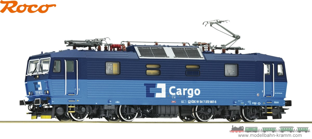 Roco 71226 - H0 DC sound electric locomotive Rh 372 CD Cargo VI