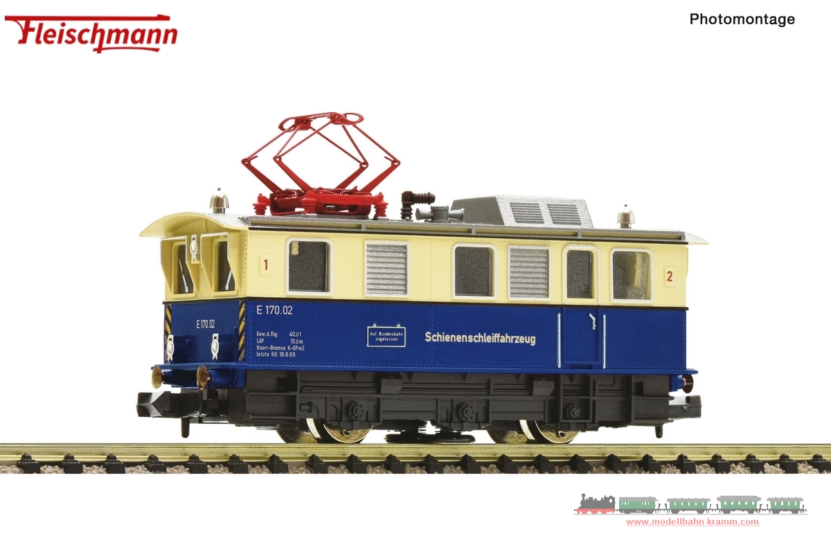 Fleischmann 796885  -  Offer of the Week  -  N digital electric locomotive rail grinding locomotive