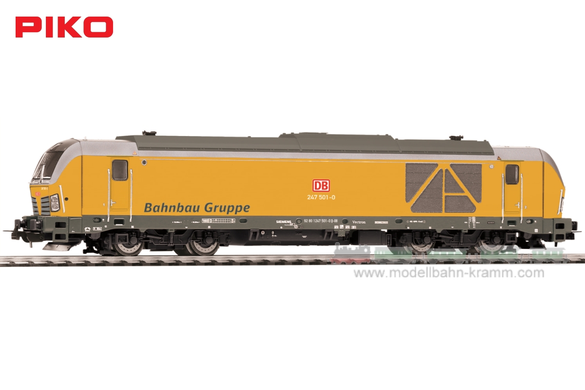 Piko-Exklusivmodell - H0/1:87 Diesellok 247 501-0, DBAG, Bahnbau-Gruppe, Ep.VI