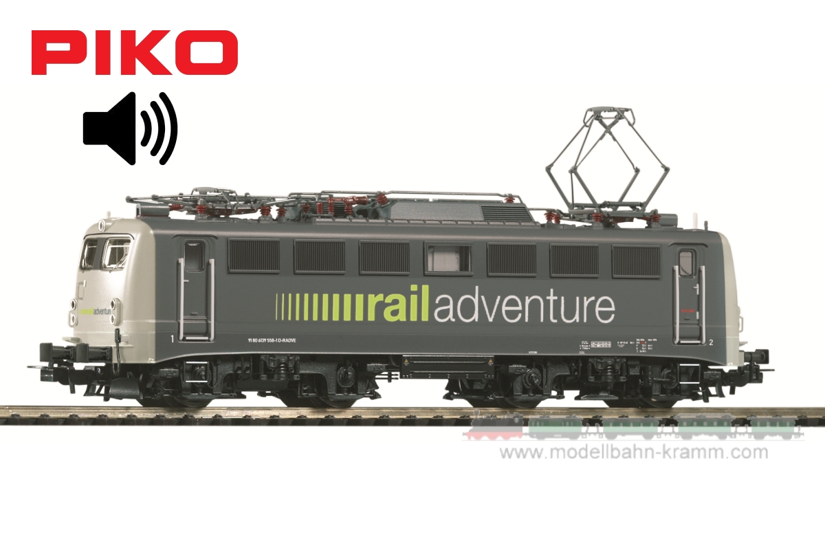 w13 Exklusivmodell H0-Spur Piko E-Lok BR 139 558-1 RailAdventure