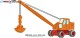 Lemke-Collection MiNis 4703, EAN 4250528622482: N Fuchs F 301 Bagger, Gittermast mit Schaufel in orange/rot