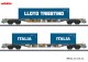Märklin 47460, EAN 4001883474601: H0 Containertragwagen-Set Lloyd Triestino/Italia AAE