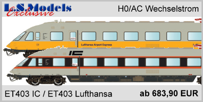 L.S. Models L.S. Models - H0 / 1:87 AC Wechselstrom - Lok + Wagen - Neuheiten bitte vorbestellen - 2023