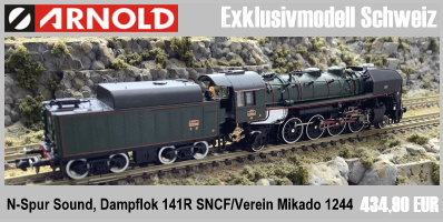 Arnold S2542S N Sound Dampflok 141R SNCF/Verein Mikado 1244