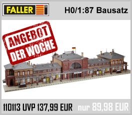 Faller 110113 H0 Bahnhof Bonn mit vielen Ausschmückungsteilen