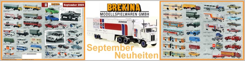 Brekina Brekina - H0 / 1:87 - Pkw/Lkw - Neuheiten - September - 2023