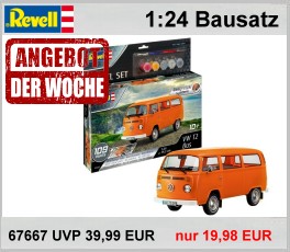 Revell 67667 1:24 VW T2 Bus (New Tool)