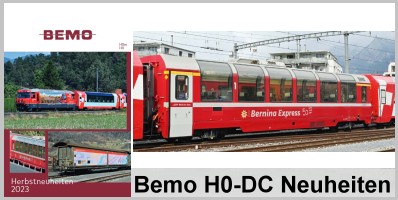 Bemo Bemo - H0 / 1:87 DC Gleichstrom - Lok + Wagen - Herbstneuheiten - 2023