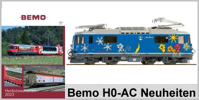 Bemo Bemo - H0 / 1:87 AC Wechselstrom - Lok + Wagen - Herbstneuheiten - 2023