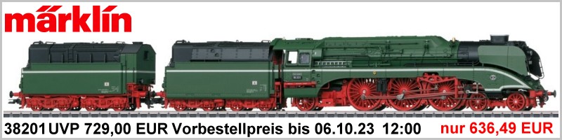 Märklin 38201 H0 Sound Dampflokomotive 18 201 DR