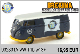 Brekina 932331A H0/1:87 VW T1b Kasten 20 Jahre w13plus Jubiläumsmodell 2023