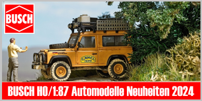 Busch-Automodelle Busch-Automodelle - H0 / 1:87 - Automodelle - Neuheiten - 2024