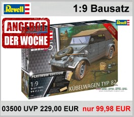 Revell 03500 1:9 Bausatz Kübelwagen Typ 82 Platinum Edition