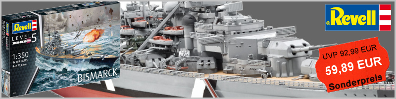 Revell 05040 1:350 Schlachtschiff Bismarck
