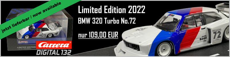 Carrera 31050 Carrera Digital 132, BMW 320 Turbo Flachbau Nr.72 - Limited Edition 2022