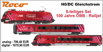 Roco Roco - H0 / 1:87 DC Gleichstrom - Lok + Wagen - Neuheiten 2023 jetzt zum Vorbestellpreis sichern