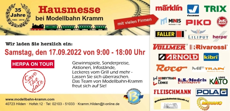 In-house exhibition 2022 at Modellbahn Kramm