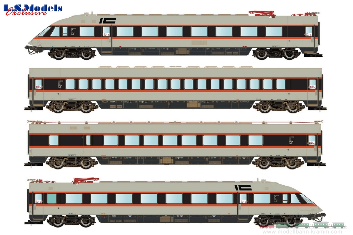 LS Models novelty 16002 in H0-gauge ET 403 of the DB in IC livery, era IVb.