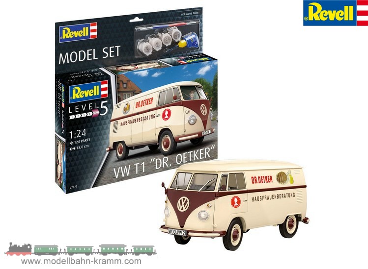Revell 67677 1:24 Kit VW T1 Van "Dr.Oetker"