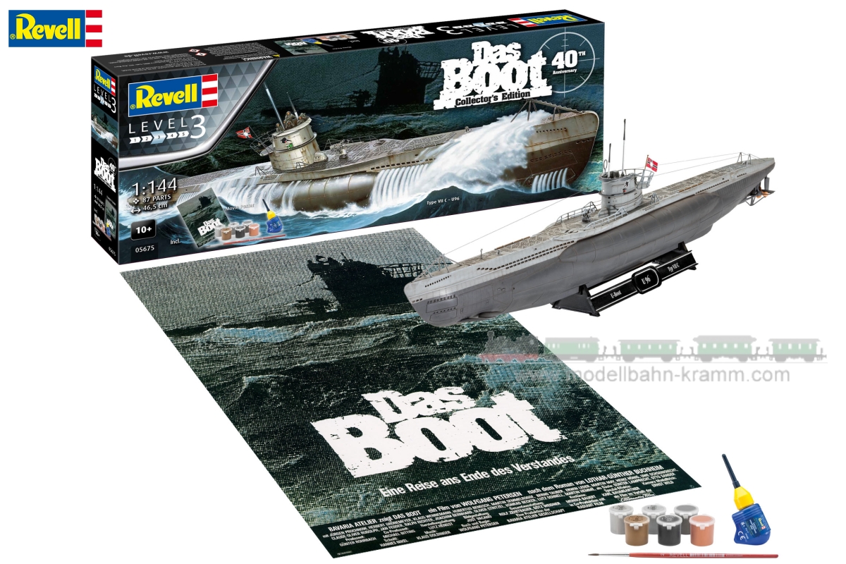 Revell novelty in 1:144 "Das Boot" Collector's Edition.