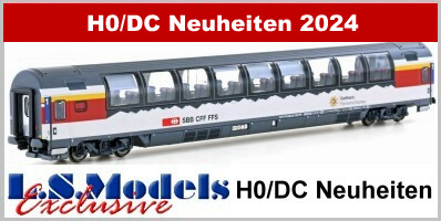 L.S. Models L.S. Models - H0 / 1:87 DC - Locomotives + Coaches - Novelties please now preorder